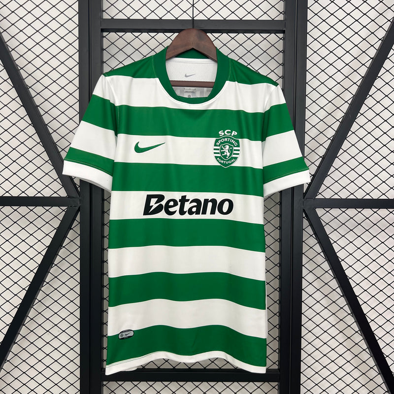 Camisa Sporting Home 25/26 - Torcedor Masculina