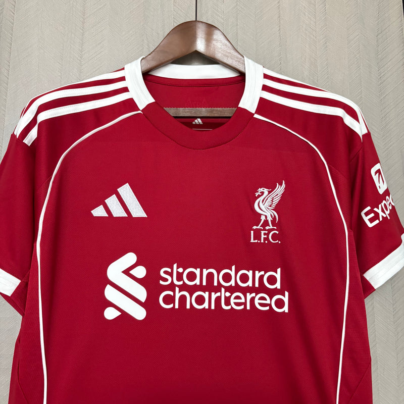 Camisa Liverpool Home 25/26 - Versão Torcedor
