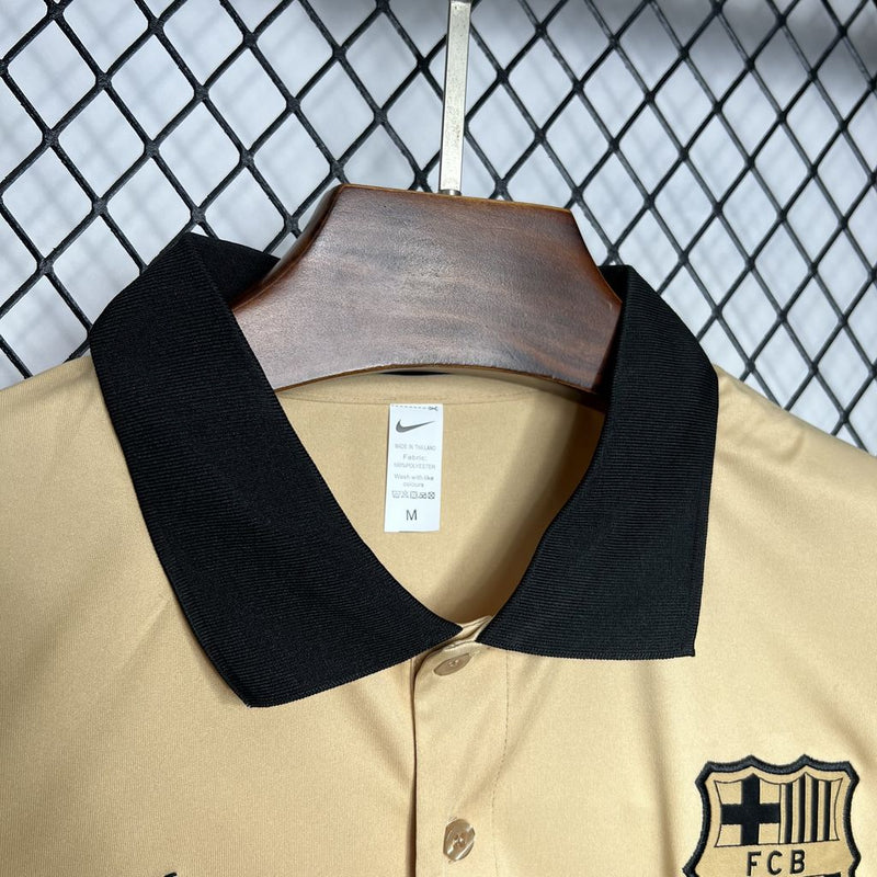 Camisa Barcelona Polo Khaki 24/25