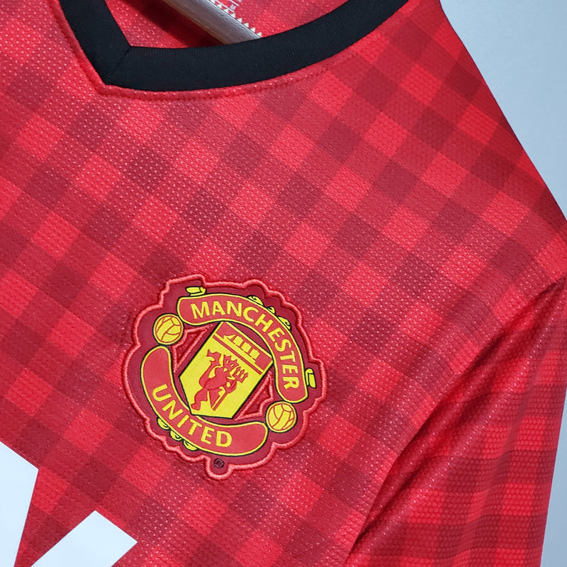 Camisa Manchester United Titular 12/13 - Versão Retrô