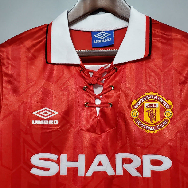 Camisa Manchester United Titular 92/94 - Versão Retrô