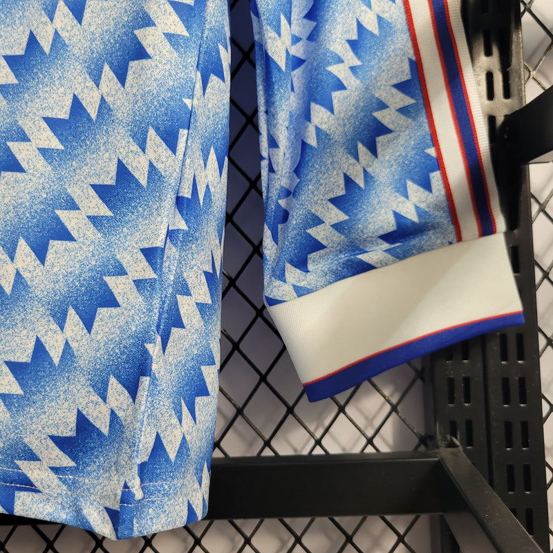 Camisa Manchester United Reserva 90/92 - Versão Retrô Manga Comprida