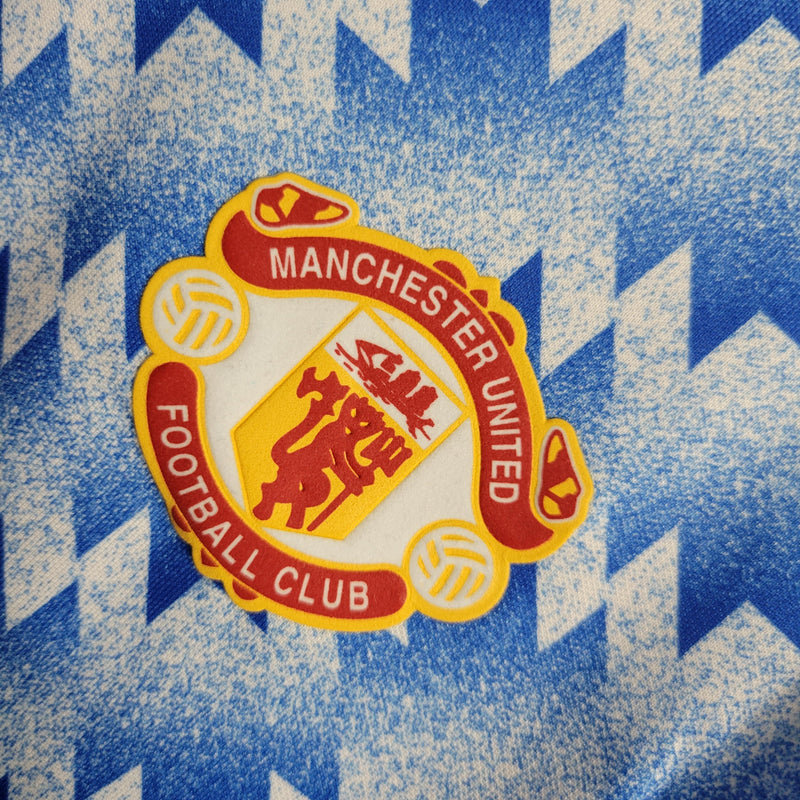 Camisa Manchester United Reserva 90/92 - Versão Retrô Manga Comprida