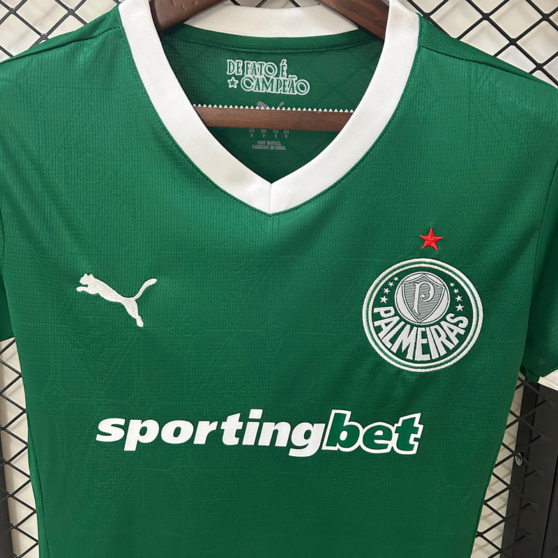 Camisa Palmeiras Home 25/26 - Versão Feminina