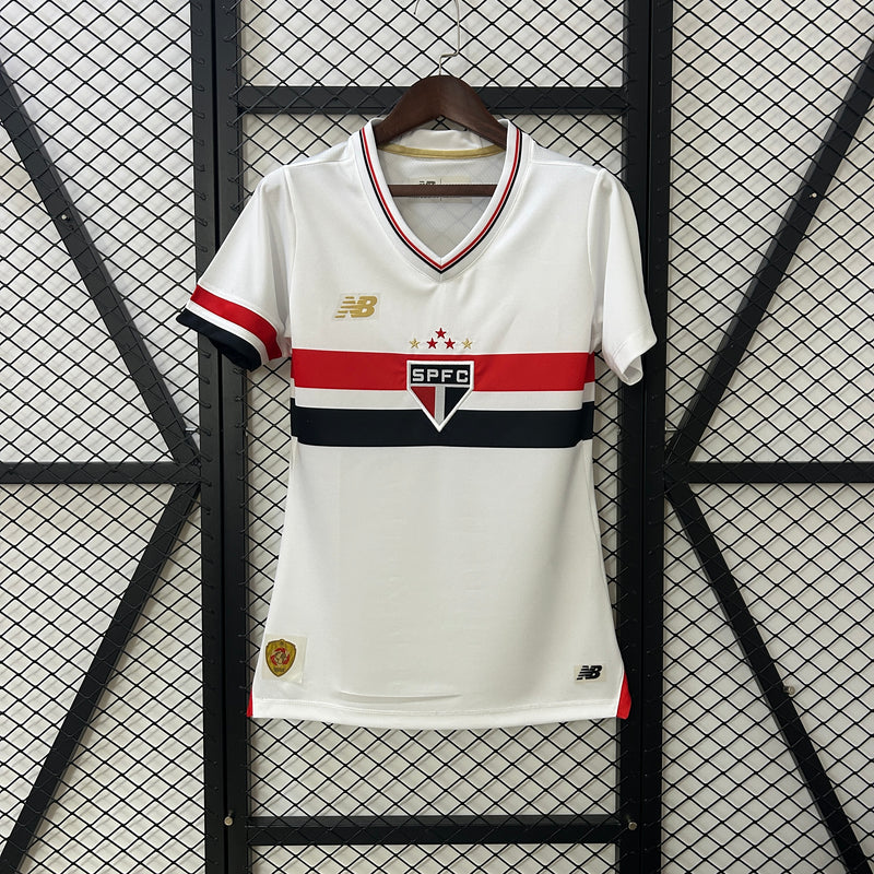 Camisa São Paulo Home 25/26 - Versão Feminina