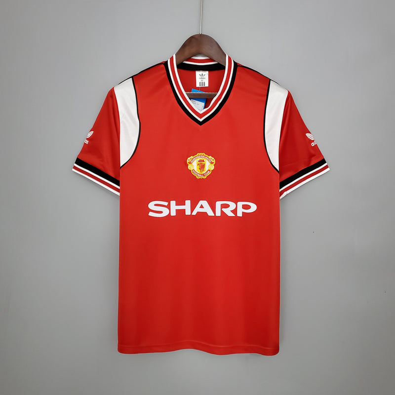Camisa Manchester United Titular 85/86 - Versão Retrô