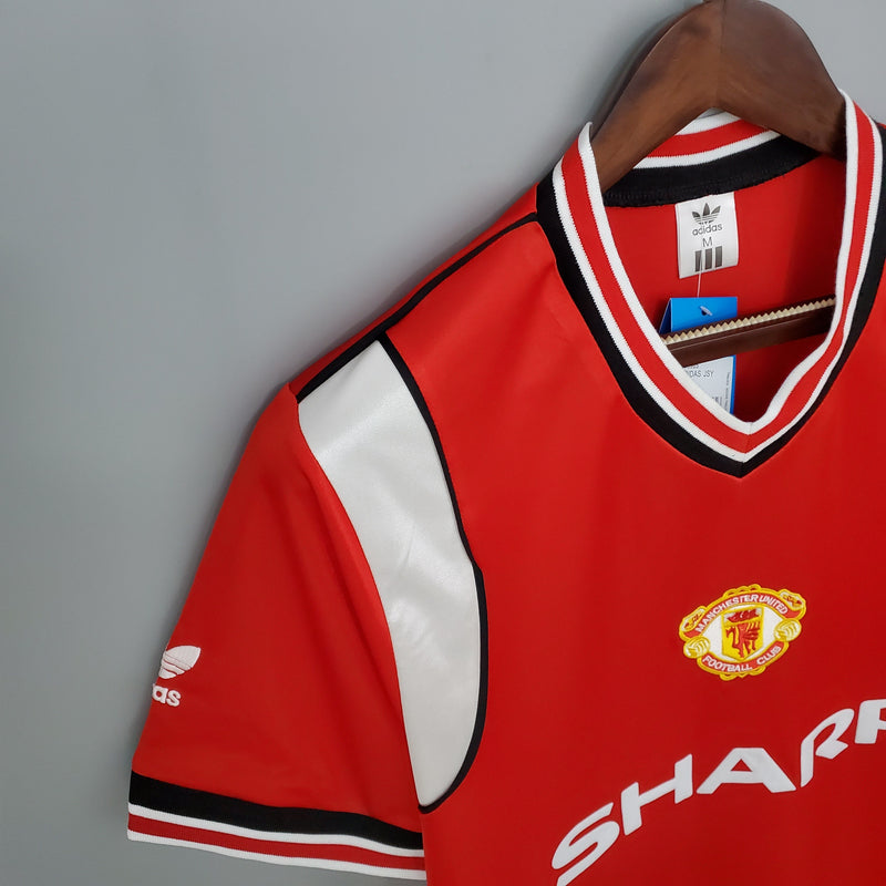 Camisa Manchester United Titular 85/86 - Versão Retrô