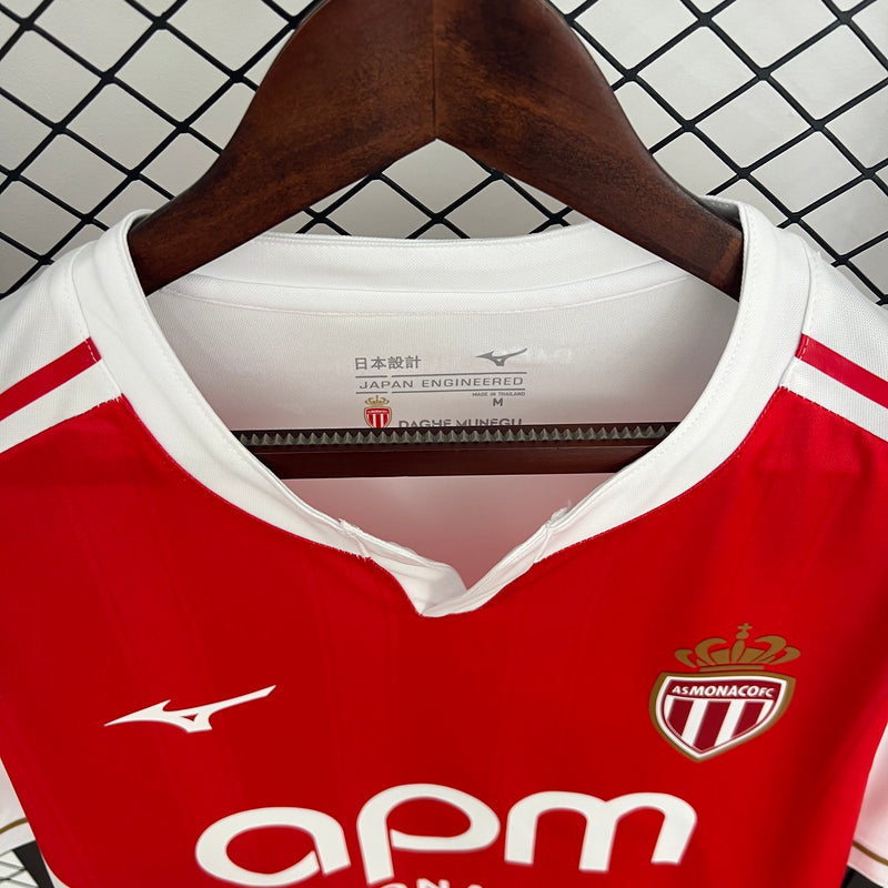 Camisa Mônaco Home 25/26 - Versão Torcedor