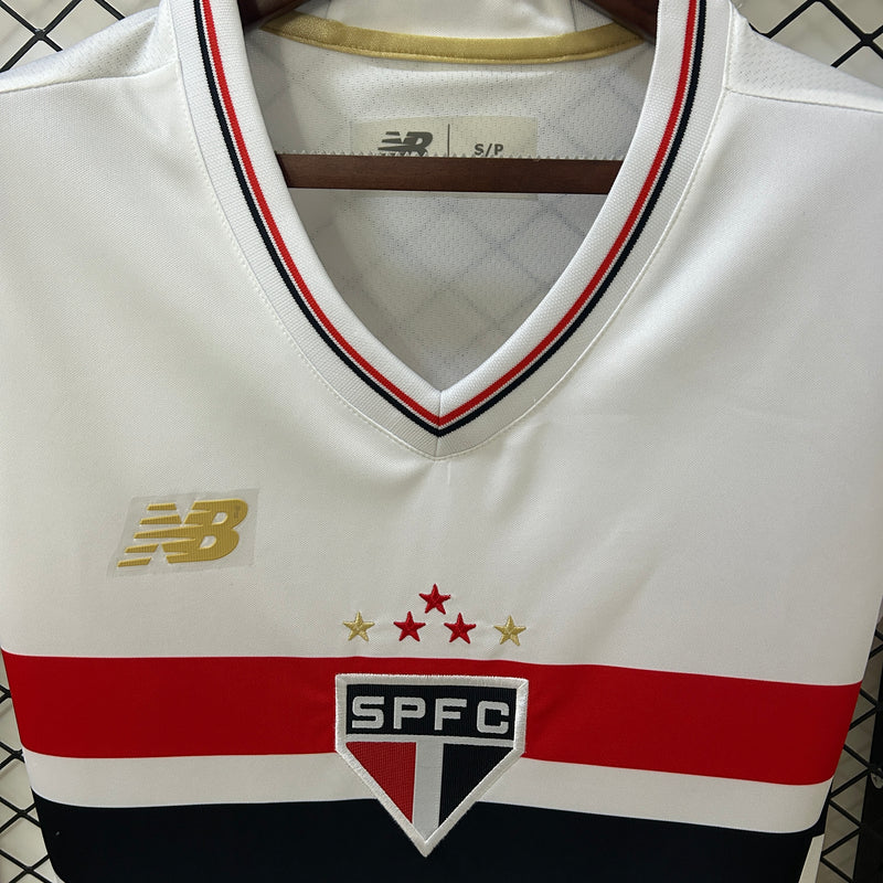 Camisa São Paulo Home 25/26 - Versão Feminina
