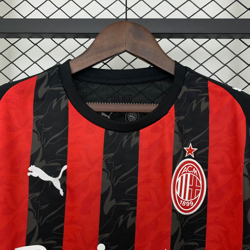 Camisa Milan Home 25/26 - Versão Torcedor