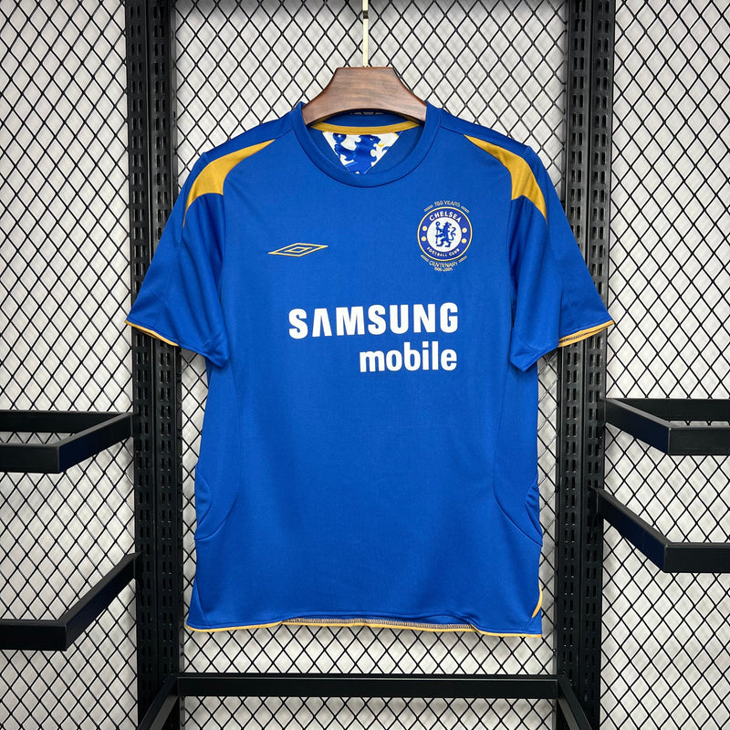 Camisa Chelsea Centenário Home 05/06 - Versão Retro