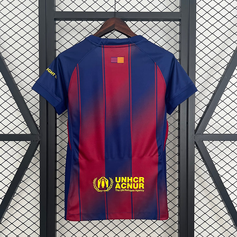 Camisa Barcelona Home 25/26 - Versão Feminina