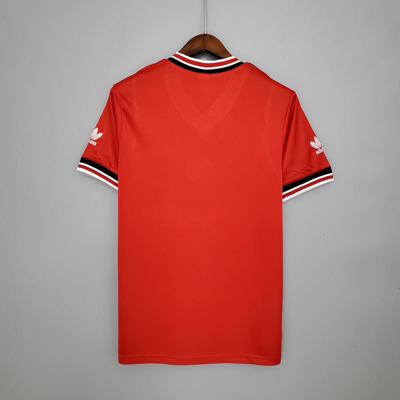 Camisa Manchester United Titular 85/86 - Versão Retrô