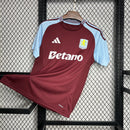 Camisa Aston Villa Villa Home 24/25 Castore Torcedor Masculina