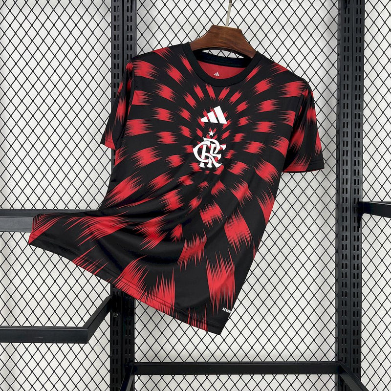 Camisa Flamengo Pré-Jogo 25/26 - Adidas Torcedor Masculina