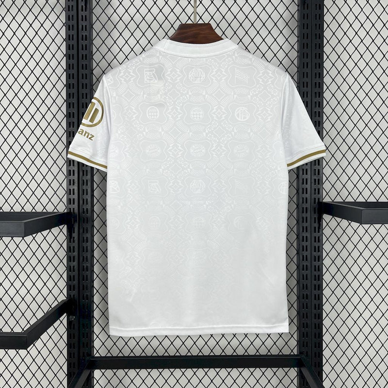 Camisa Bayern De Munique 24/25 Aniversario De 125 anos Branca - Torcedor Masculina