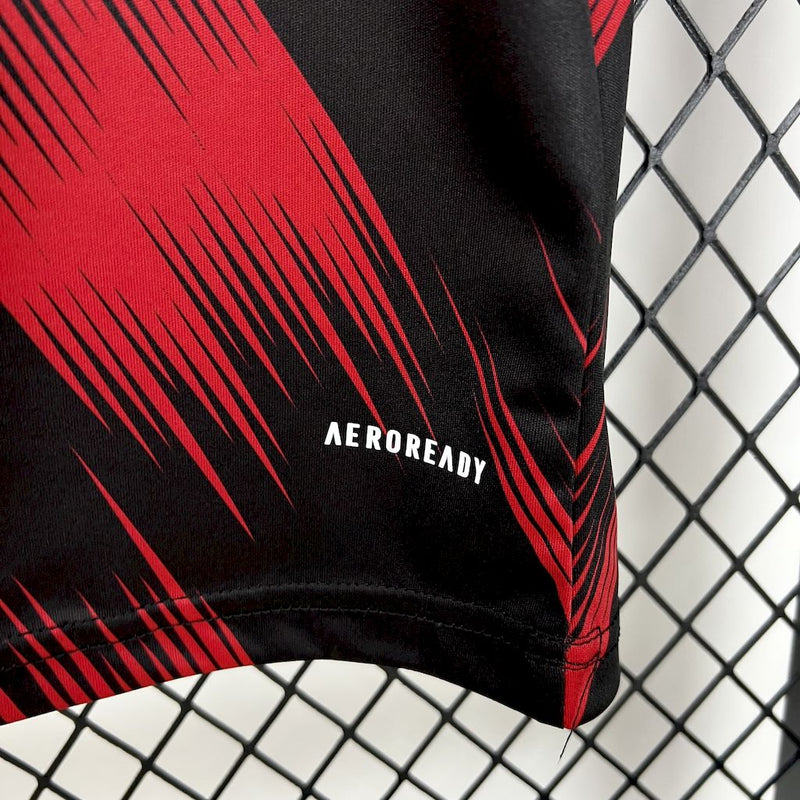 Camisa Flamengo Pré-Jogo 25/26 - Adidas Torcedor Masculina